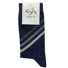 جوراب ساق بلند مردانه پالوته مدل PLT-SHG-P77 مجموعه 3 عددی