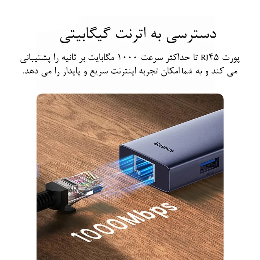هاب 6 پورت USB-C بیسوس مدل B00052802811