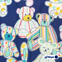 ملحفه آدنو مدل Ted کد IR85 یک نفره سایز 100x150 سانتی متر