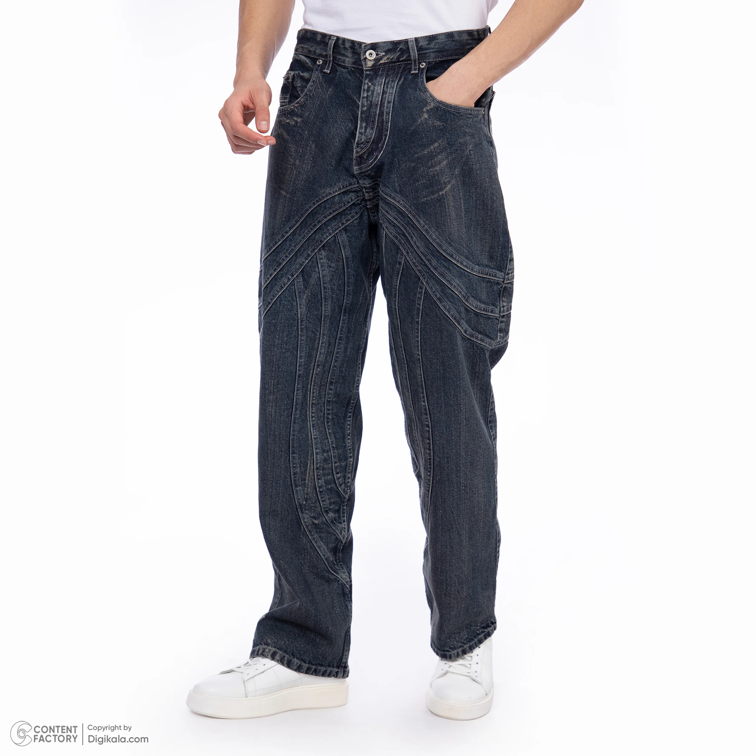 شلوار جین راسته مردانه لوسیفر مدل M21257