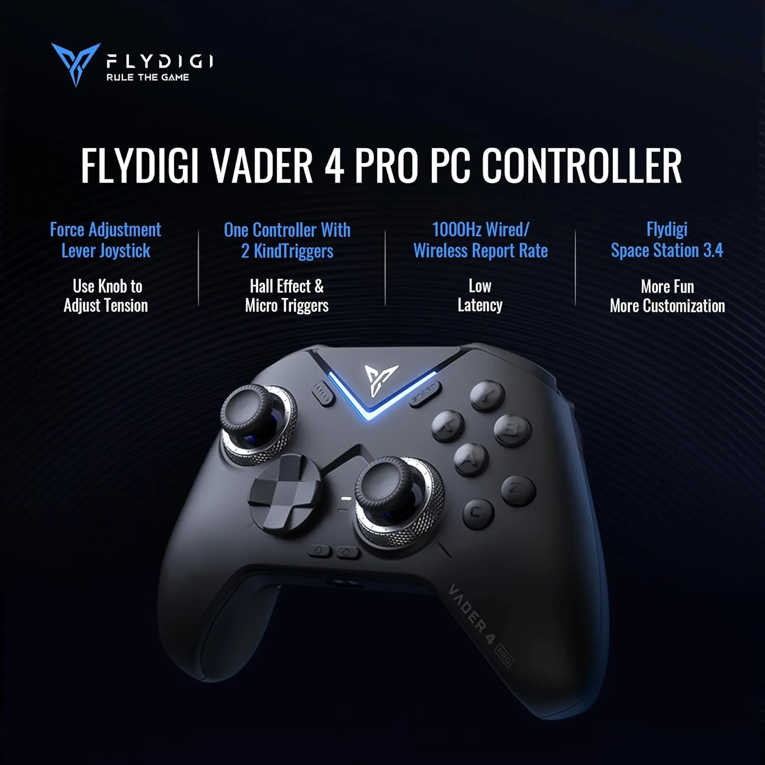 دسته بازی فلای دیجی مدل Vader 4 Pro