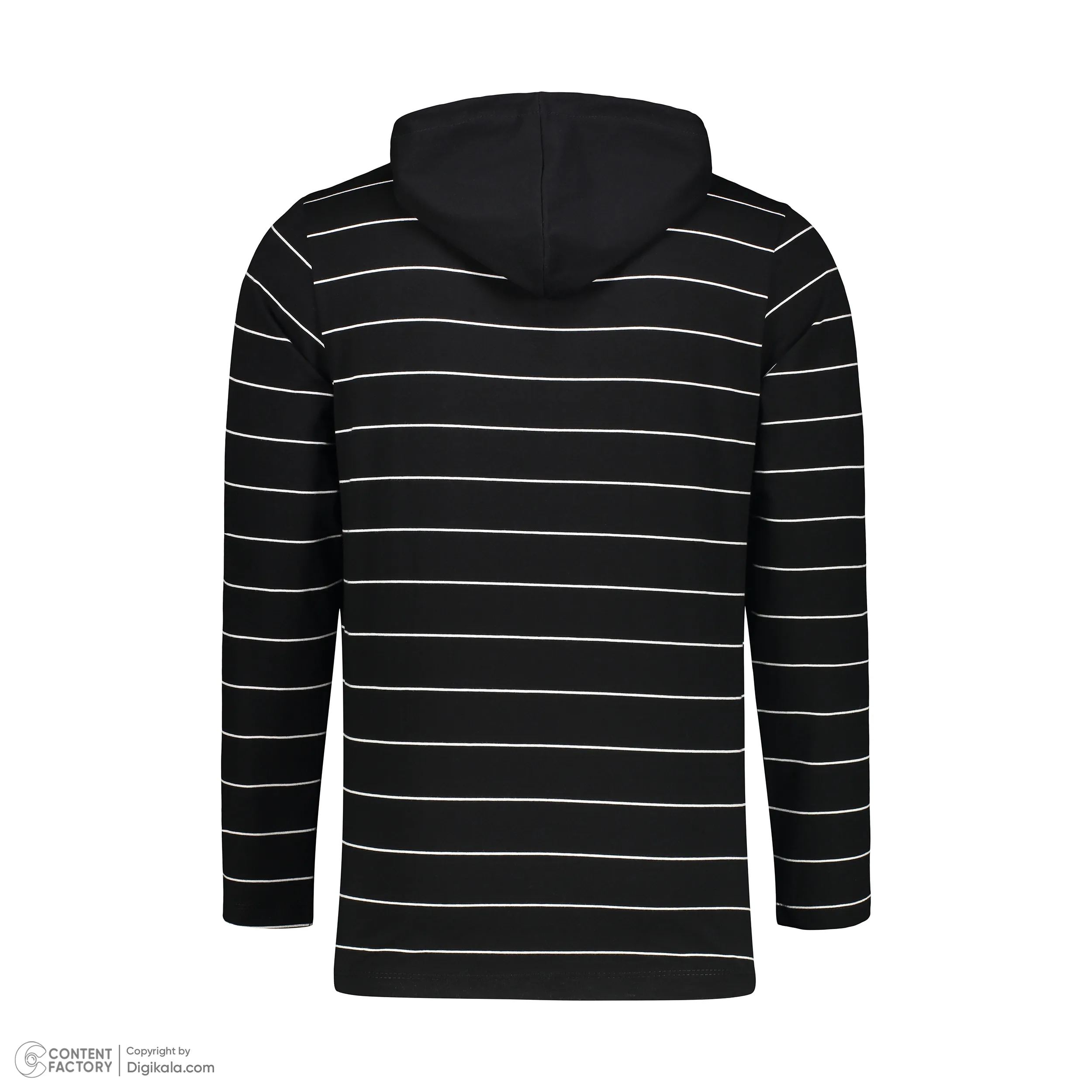 تیشرت کلاهدار آستین بلند مردانه باینت مدل 830-1