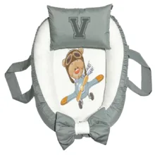 تشک غلت گیر نوزاد پاد آفرین مدل خرس طرح حرف V