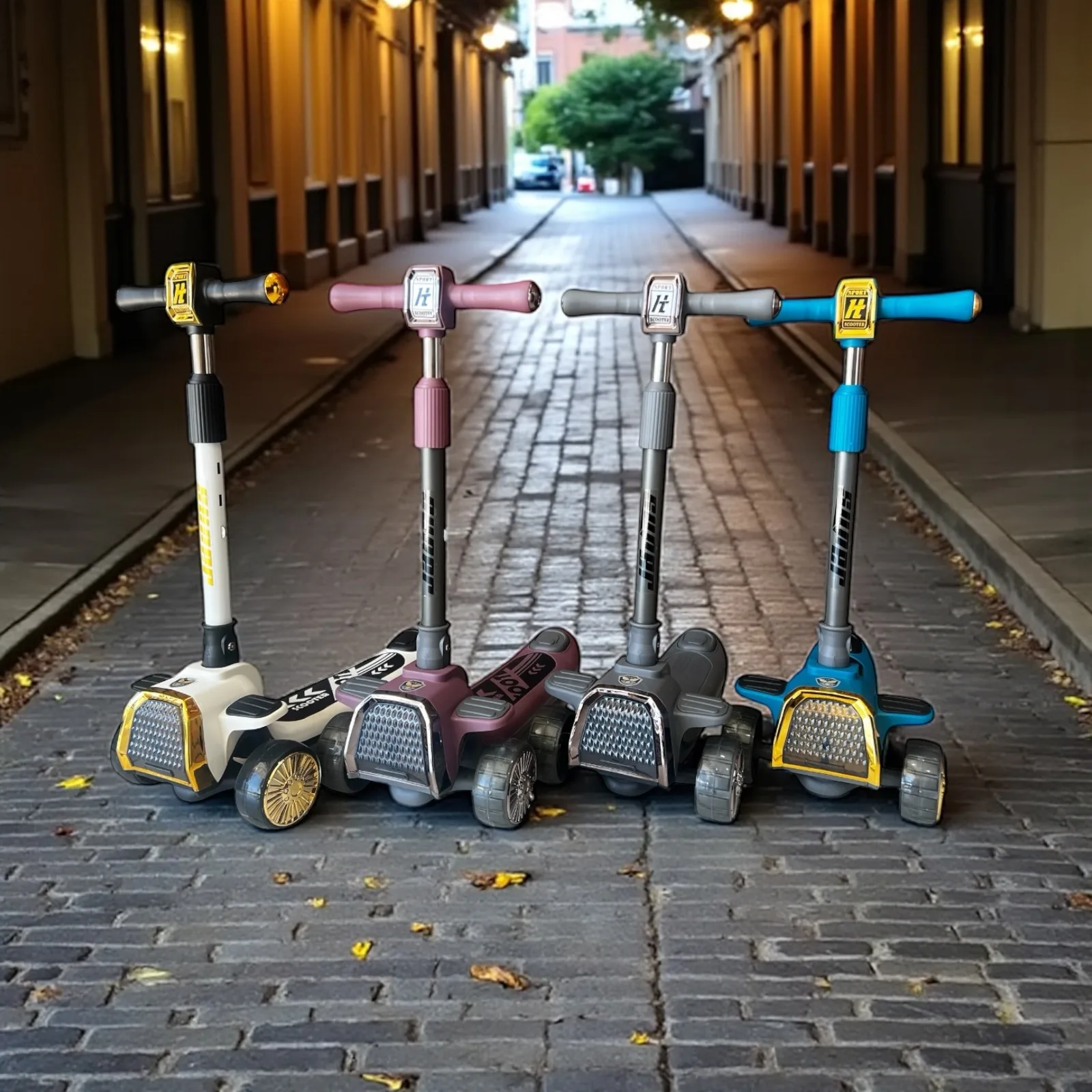 اسکوتر کودک مدل تعادلی موزیکال ولرا 06 چراغدار ظرفیت وزنی 45 کیلوگرم