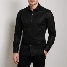 پیراهن آستین بلند مردانه ابراف مدل دوشین