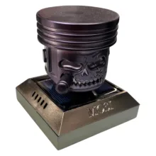 خوشبو کننده رو داشبوردی خودرو مسی مدل سولار چرخشی طرح پیستون خودرو  کد BLE-BLK