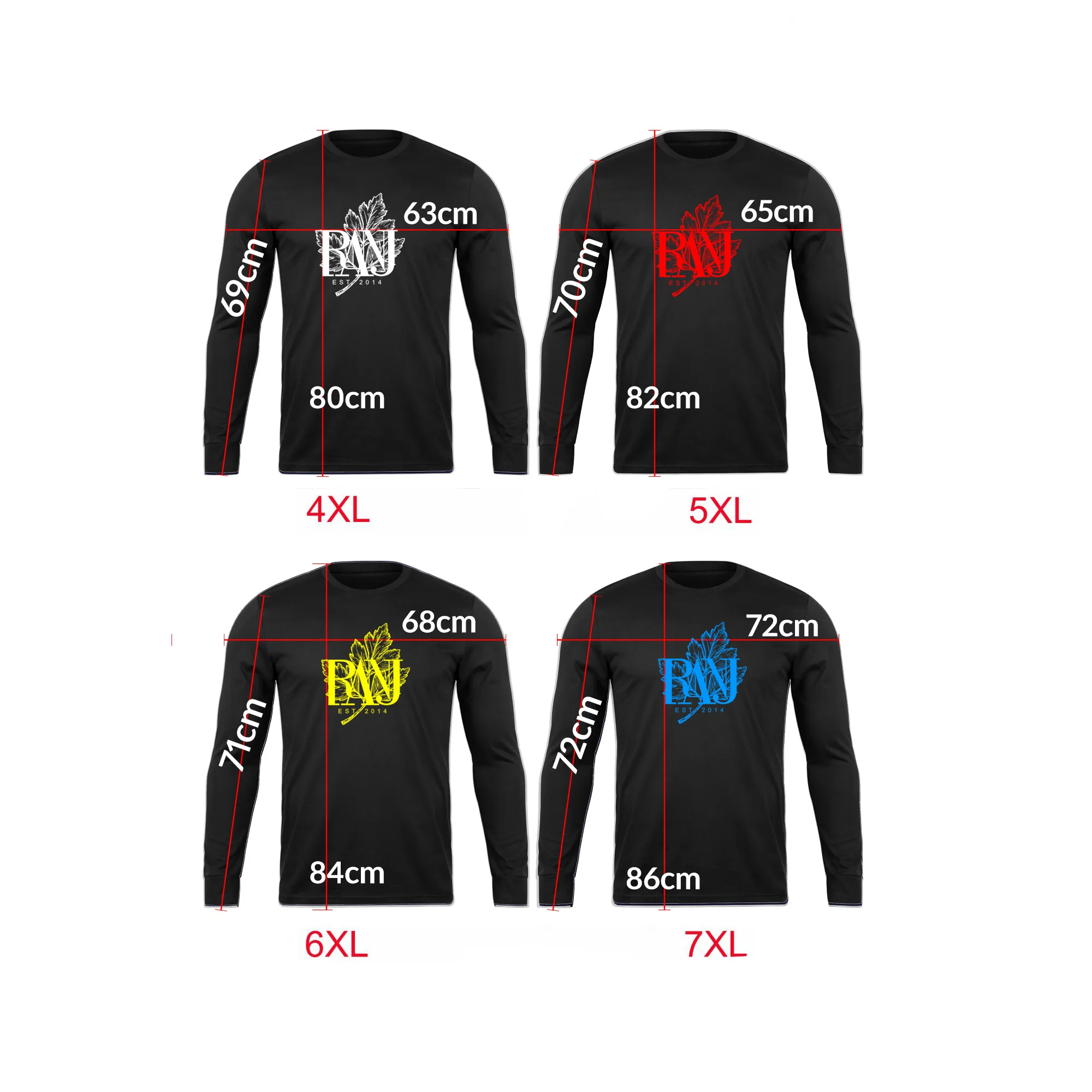 تی شرت آستین بلند مردانه رانژ مدل 22RA27D10M-2784-01 مجموعه 3 عددی