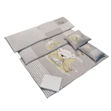 سرویس روتختی 7 تکه کودک مامزکیوتی مدل کوآلا طوسی SK61