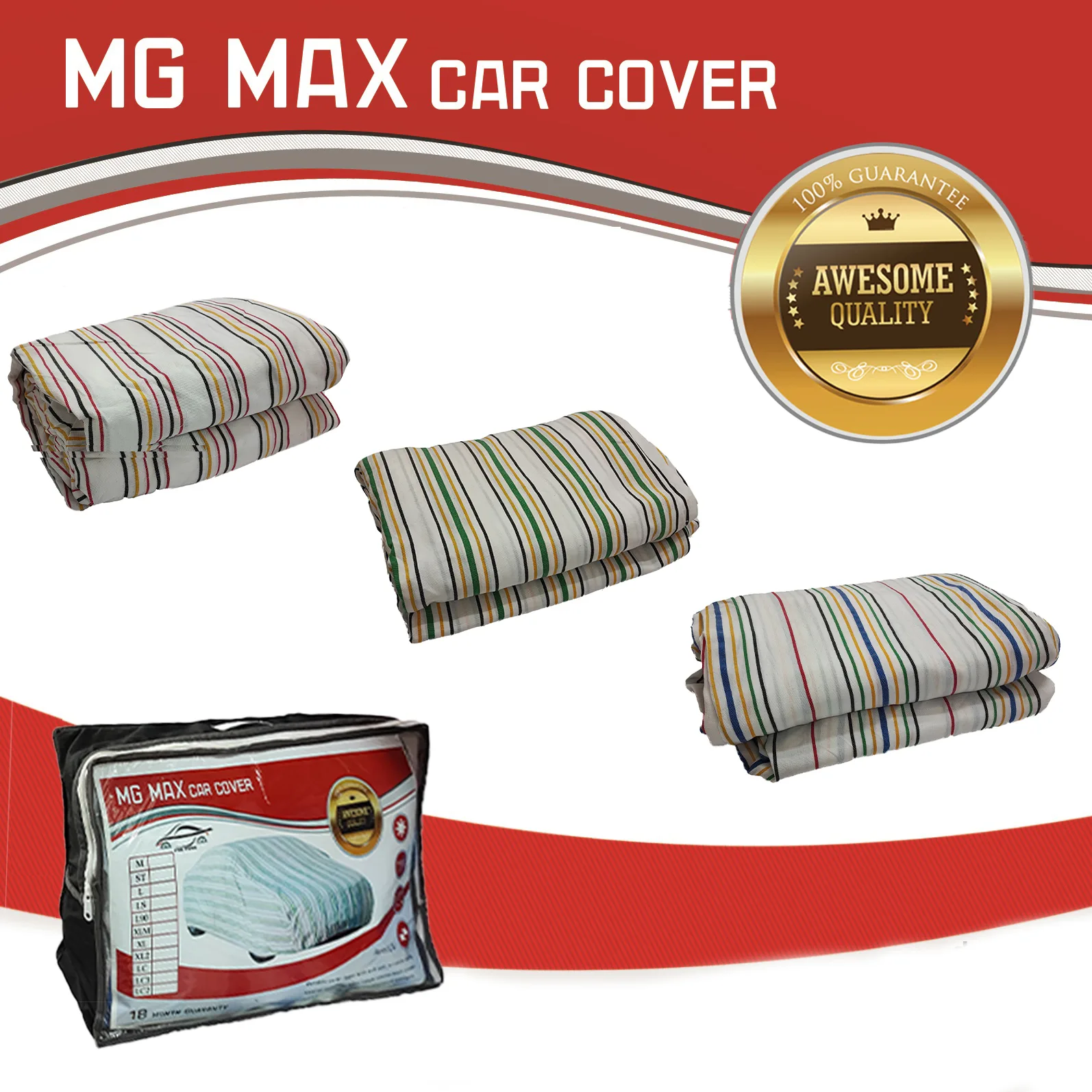 چادر خودرو ام جی مکث مدل تابستان مناسب برای پراید