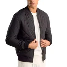کاپشن مردانه مکس مدل Quilted Zip Through Bomber