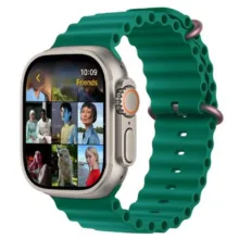 ساعت هوشمند مدل HK9 ULTRA 2 MAX دارای قابلیت های صفحه نمایش رنگی، صفحه نمایش لمسی، کنترل موسیقی (Music Player)، کنترل سطح اکسیژن خون، قابلیت مکالمه از طریق بلوتوث، پشتیبانی از زبان فارسی در منو و سیستم‌عامل بند سیلیکون