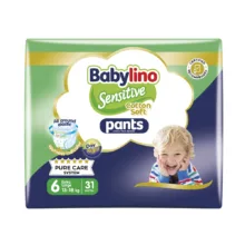 پوشک شورتی کودک بیبی لینو مدل Value Pack سایز 6 بسته 31 عددی