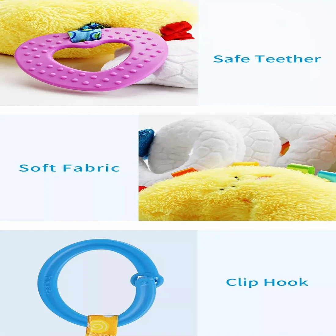 آویز تخت کودک جولی بی بی مدل WLTH8256J طرح ابر و ماه