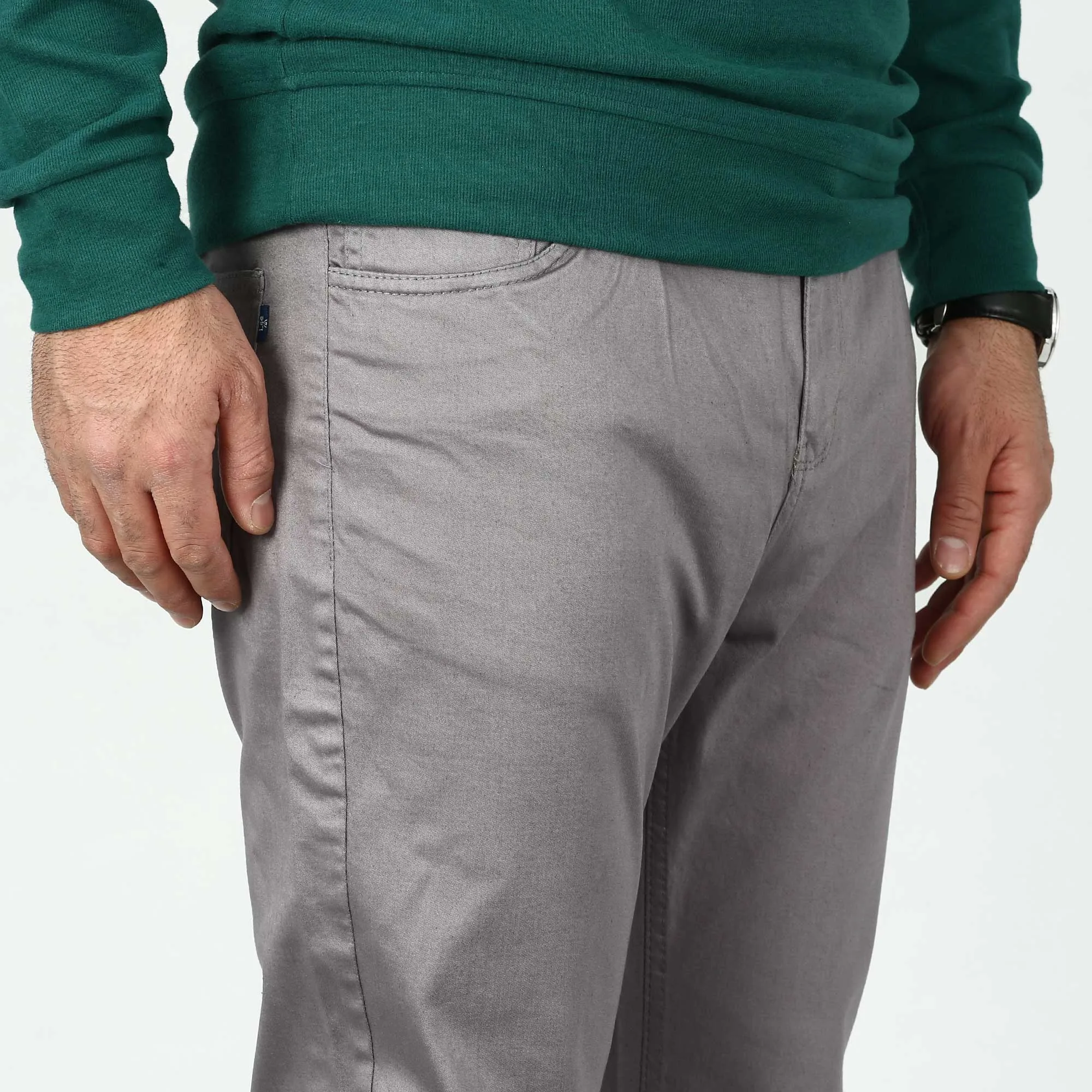 شلوار مردانه مدل کتان راسته کد ۶۶۷۹۷