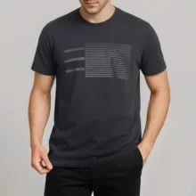 تی شرت آستین کوتاه مردانه باینت مدل 2261786 رنگ مشکی