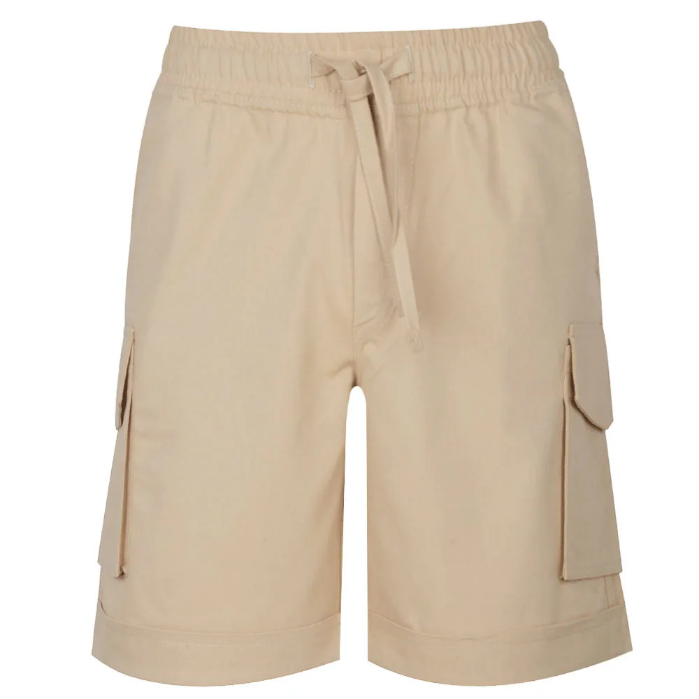 شلوارک مردانه دل مد گروپ مدل 249016809 کتان رنگ کرم