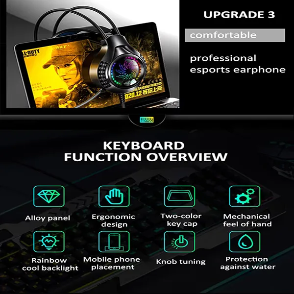 ست گیمینگ یندیاو مدل V25