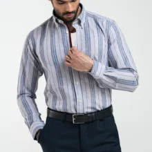 پیراهن آستین بلند مردانه ام کی کالکشن مدل 1890