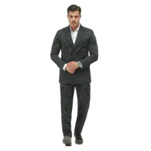 کت و شلوار مردانه مدل دیپلمات دبل برس 9090