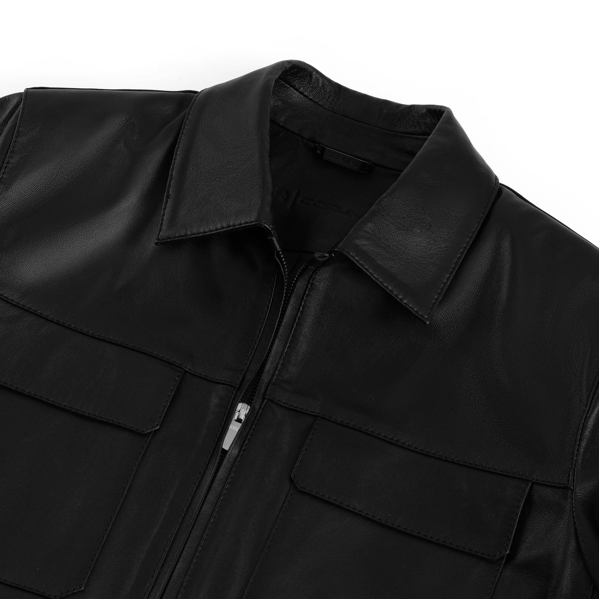 کت چرم مردانه کروم مدل 2420711