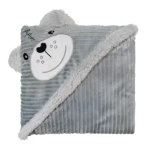 پتو نوزاد آدنو مدل خرسی سایز 75×75 سانتی‌متر