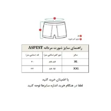 شورت پادار مردانه اسپست مدل ASP-BXSTN-3LGT مجموعه 3 عددی