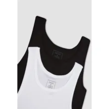 زیرپوش رکابی مردانه دفکتو مدل 056BK27 مجموعه 2 عددی