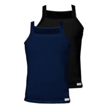 زیرپوش خشتی مردانه تولیدی پاران مدل الیاف طبیعی مجموعه 2 عددی