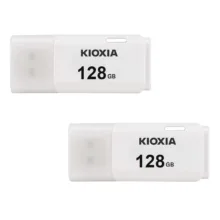 فلش مموری کیوکسیا مدل U202 ظرفیت 128 گیگابایت با رابط USB 2.0 بسته دو عددی