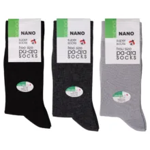 جوراب مردانه پاآرا مدل نانو 30 کد 1002 مجموعه 3 عددی