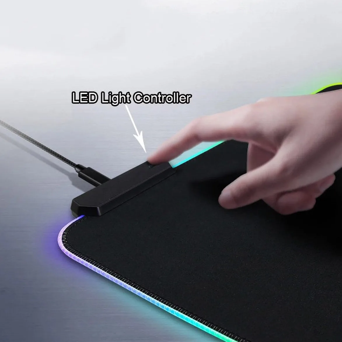ماوس پد مخصوص بازی یوکام مدل RGB-01