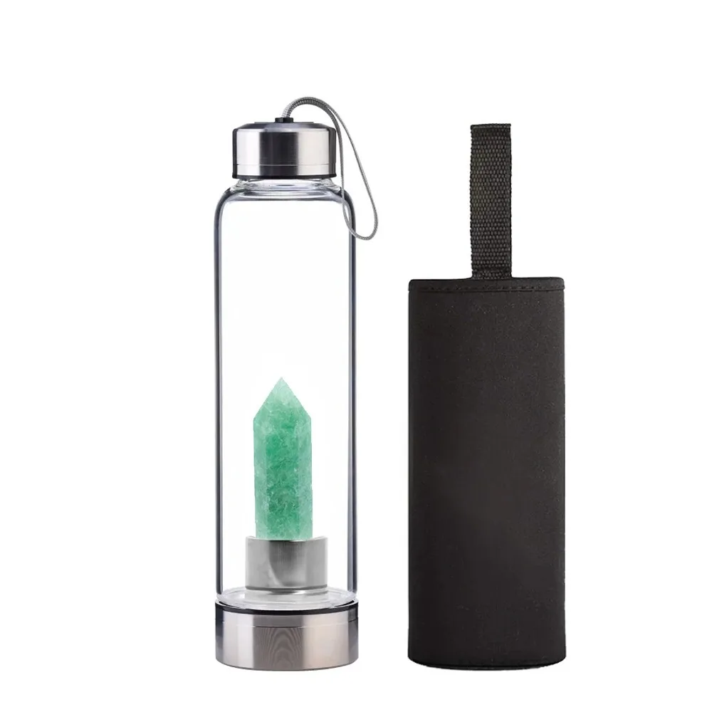 قمقمه ورزشی مدل منشور آونتورین به همراه کاور گنجایش 1 لیتر