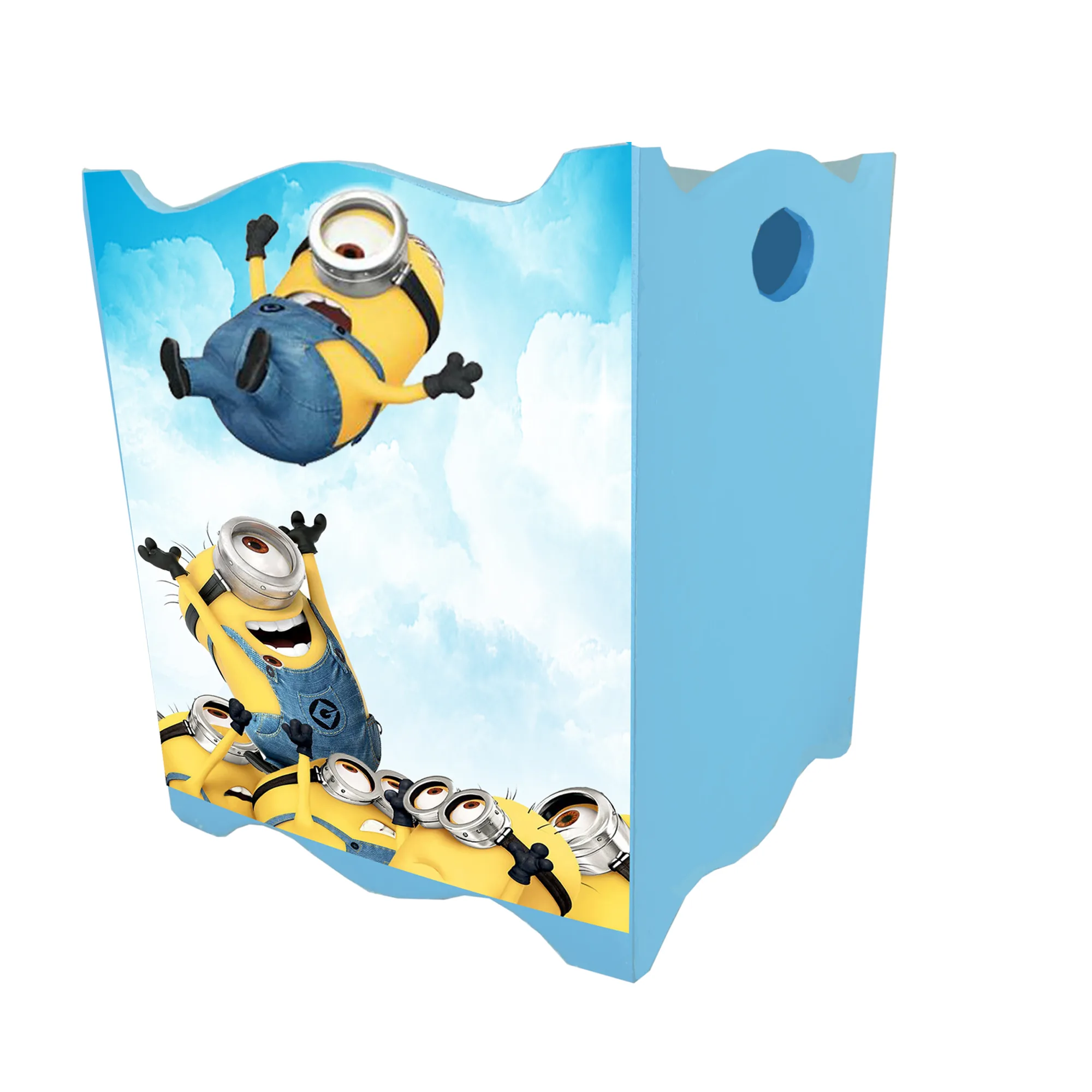 ست سطل و جادستمال کاغذی اتاق کودک مدل مینیون