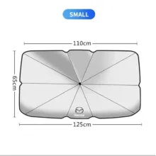 چتر آفتابگیر  خودرو مدل small مناسب برای مزدا