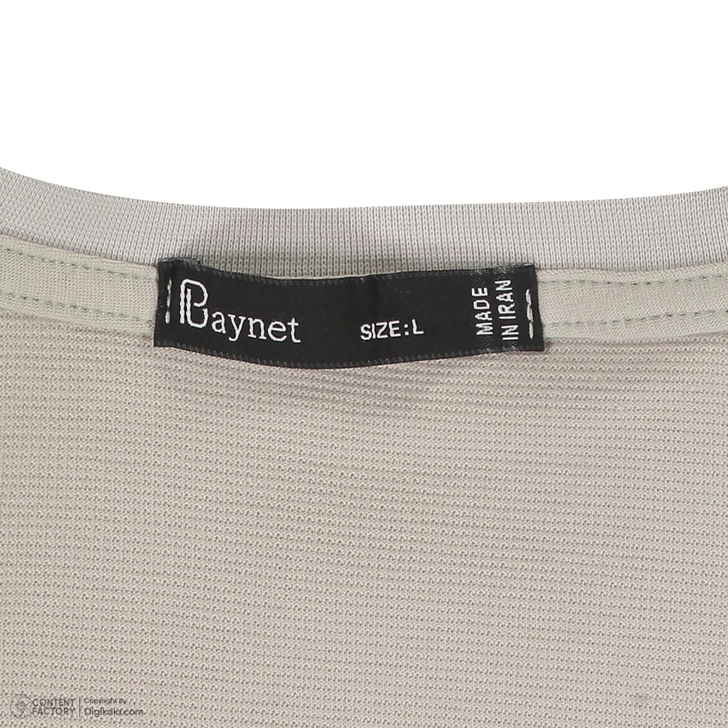 تیشرت آستین بلند یقه گرد مردانه باینت مدل 705