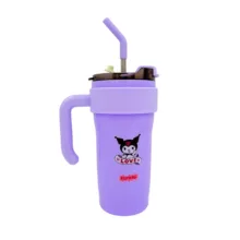 تراول ماگ مدل کرومی استیل نی دار کد 003 گنجایش 0.75 لیتر