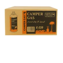 کپسول گاز سفری 220 گرمی کمپرگاز مدل C220 بسته 28 عددی