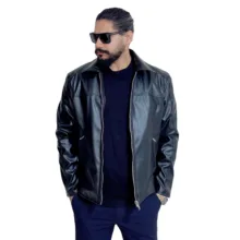 کاپشن مردانه مدل چرم