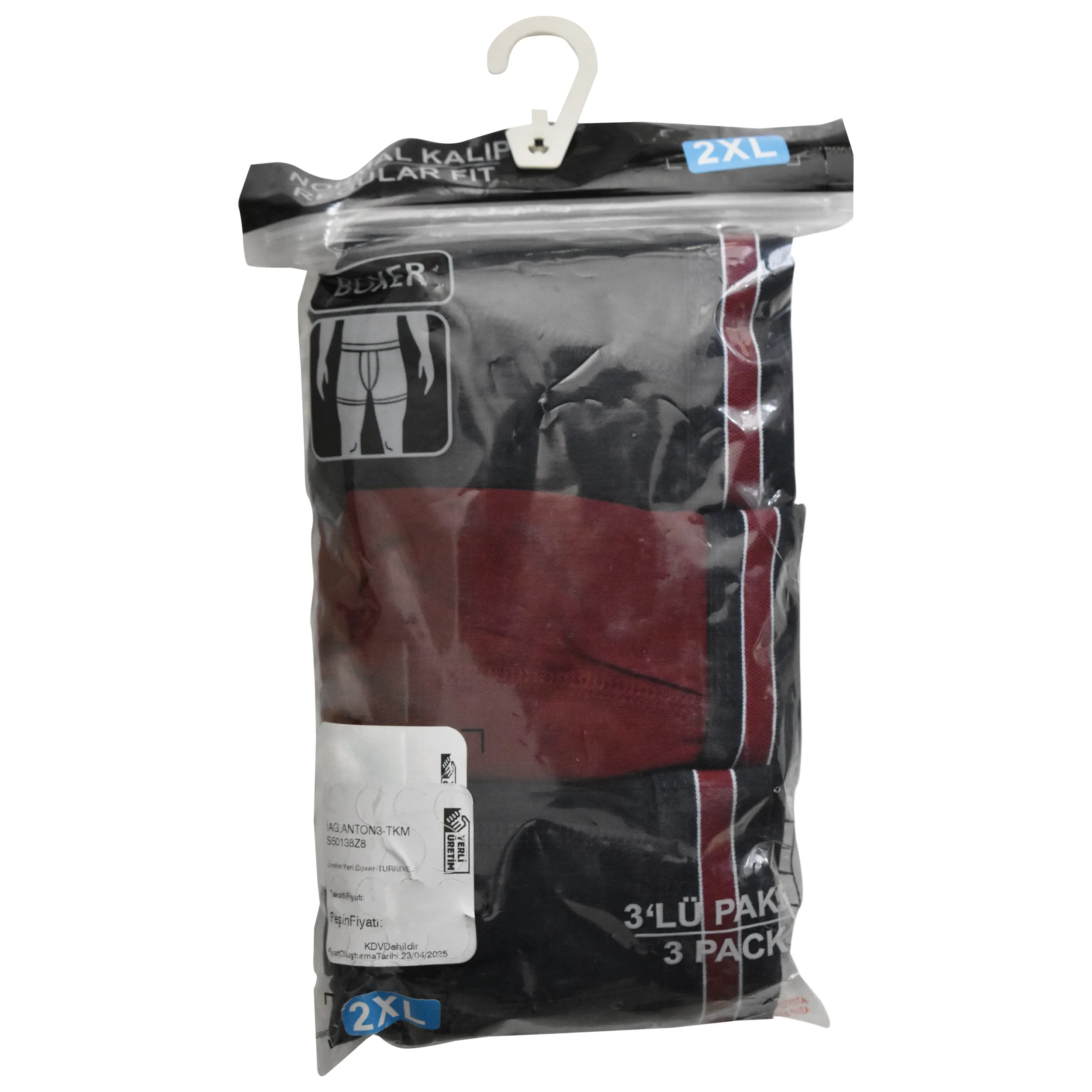 شورت پادار مردانه ال سی وایکیکی مدل w40980z8 مجموعه 3 عددی