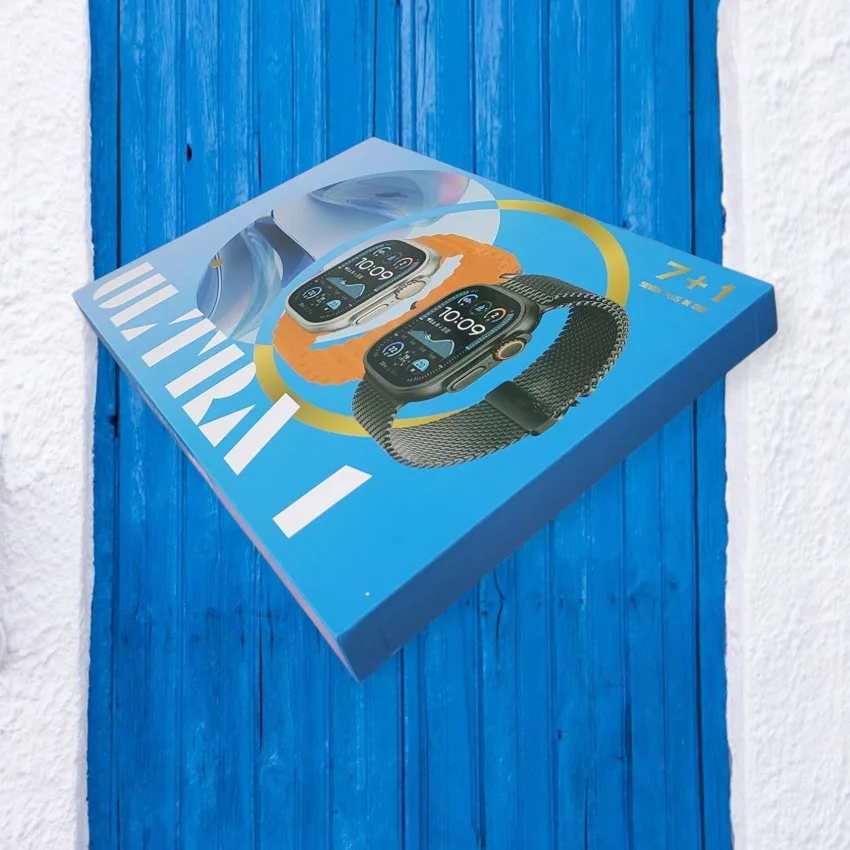 ساعت هوشمند 46 میلی متری مدل SEVEN PLUS IN ONE 1+7ULTRA1 بند سیلیکونی