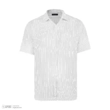 پیراهن آستین کوتاه یقه برگردان مردانه پاتن جامه مدل 03MC8028