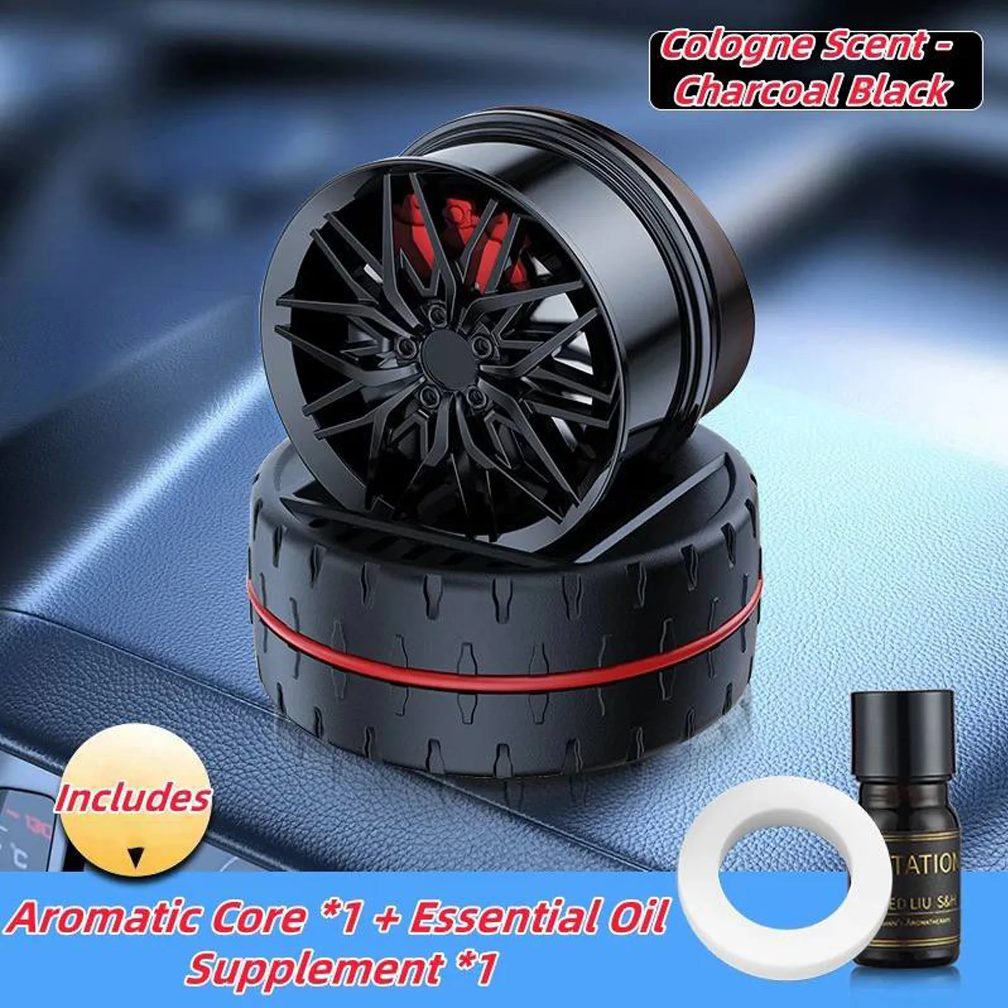 خوشبوکننده خورشیدی داخل خودرو مدل رینگ و لاستیک