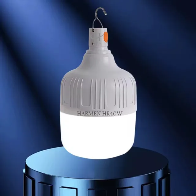 چراغ آویز چادر هارمن مدل HR40W با نور مهتابی