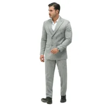 کت و شلوار مردانه مدل دیپلمات دبل برس 1010
