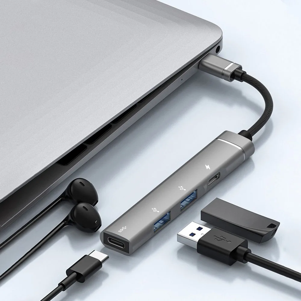 هاب 4 پورت USB-C ارلدام مدل HUB19