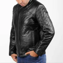کت چرم مردانه آفتاب مدل KRR 405