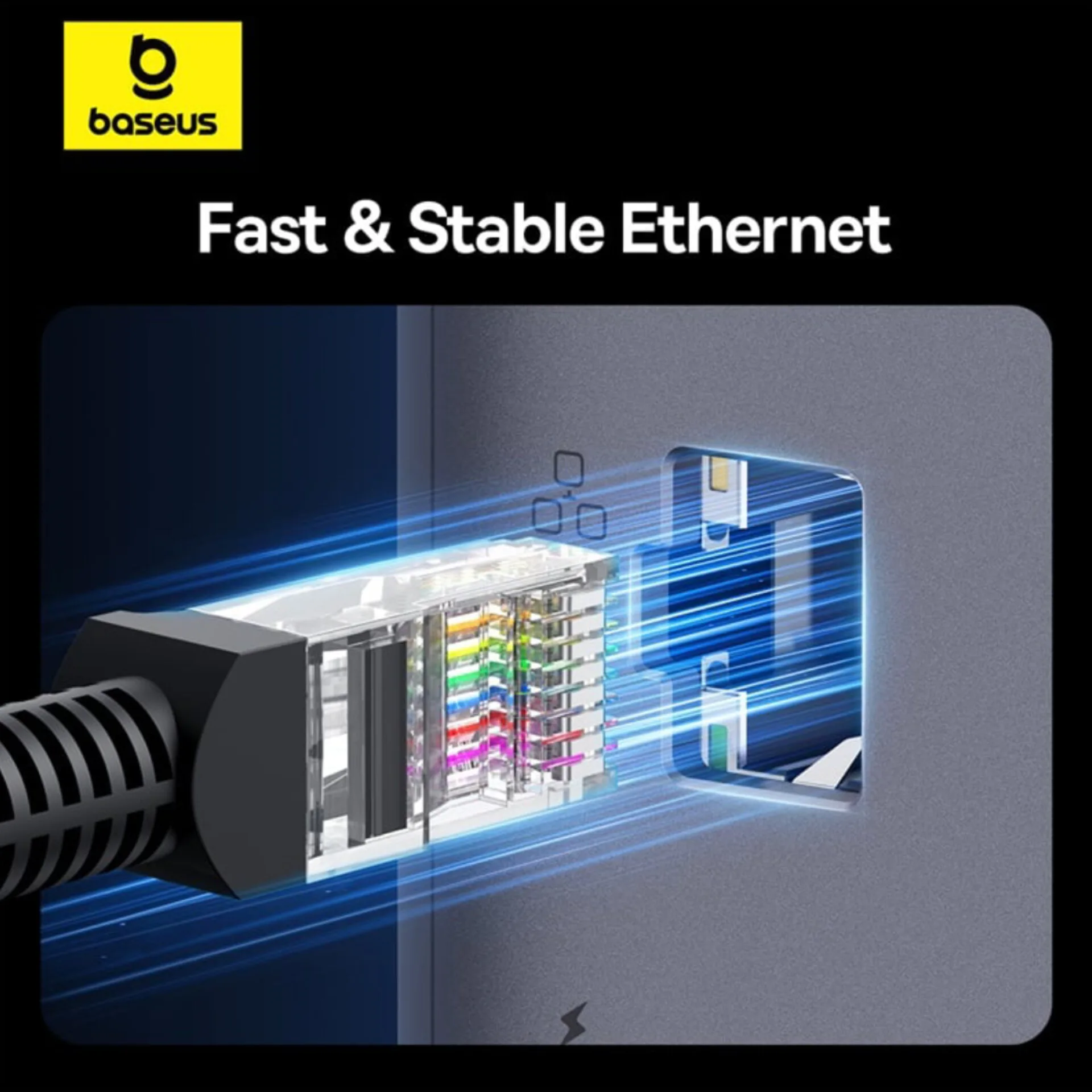 هاب 10 پورت USB-C بیسوس مدل BS-OH174 به همراه کابل USB-C