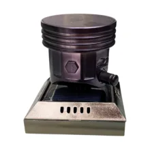 خوشبو کننده رو داشبوردی خودرو مسی مدل سولار چرخشی طرح پیستون خودرو کد BLE-BLK