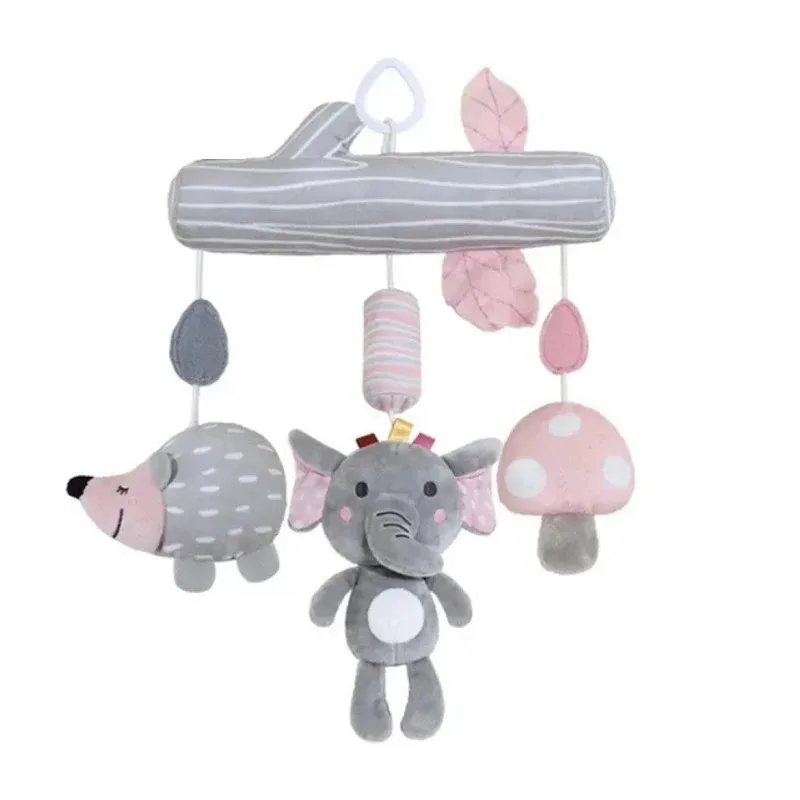 آویز کریر کودک مدل مارپیچ فیل و جوجه تیغی