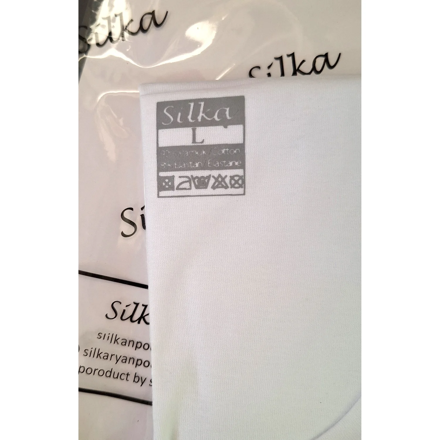 زیرپوش بدون آستین یقه باز مردانه سیلکا مدل ساده